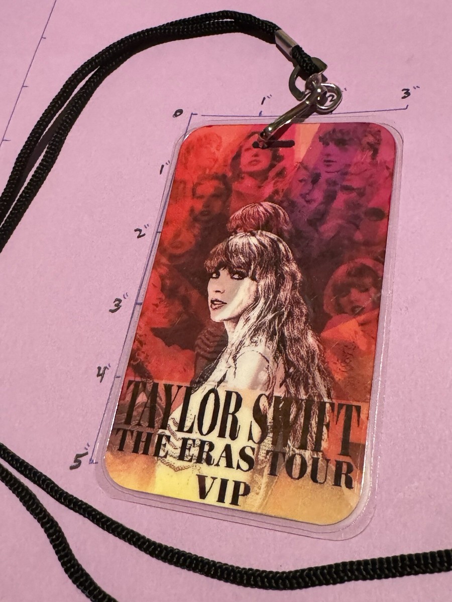Taylor Swift Commemorative ERAS Tour VIP Backstage Pass/Laminate
