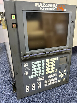 MAZATROL 640 TE, PC-FUSION-CNC CONTROL, HARD DRIVE REPLACED 2017