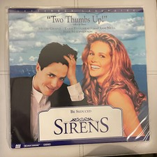 SIRENS - HUGH GRANT / ELLE MACPHERSON  MINT LASERDISC - LETTERBOX / 94 MINUTES