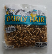 One Only Creations Curly Doll Hair MINI - CURL Strawberry Blonde 06-300