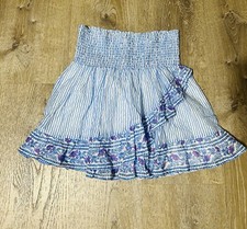 NWT Vineyard Vines Border Print Smocked Ruffle Skirt Size S Retail 148 NWOT