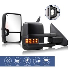 Sanooer Tow Mirrors Heated For 2002-2008 Dodge Ram 1500 03-09 Ram 2500 3500 Lr Sanooer Tow Mirrors Heated For 2002-2008 Dodge Ram 1500 03-09 Ram 2500 3500 Lr