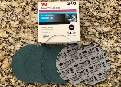 Other Auto Tools Supplies 1 Disc 3m Trizact Hookit 6 Inch P5000 Grit Foam Disc Automotive Tools Supplies