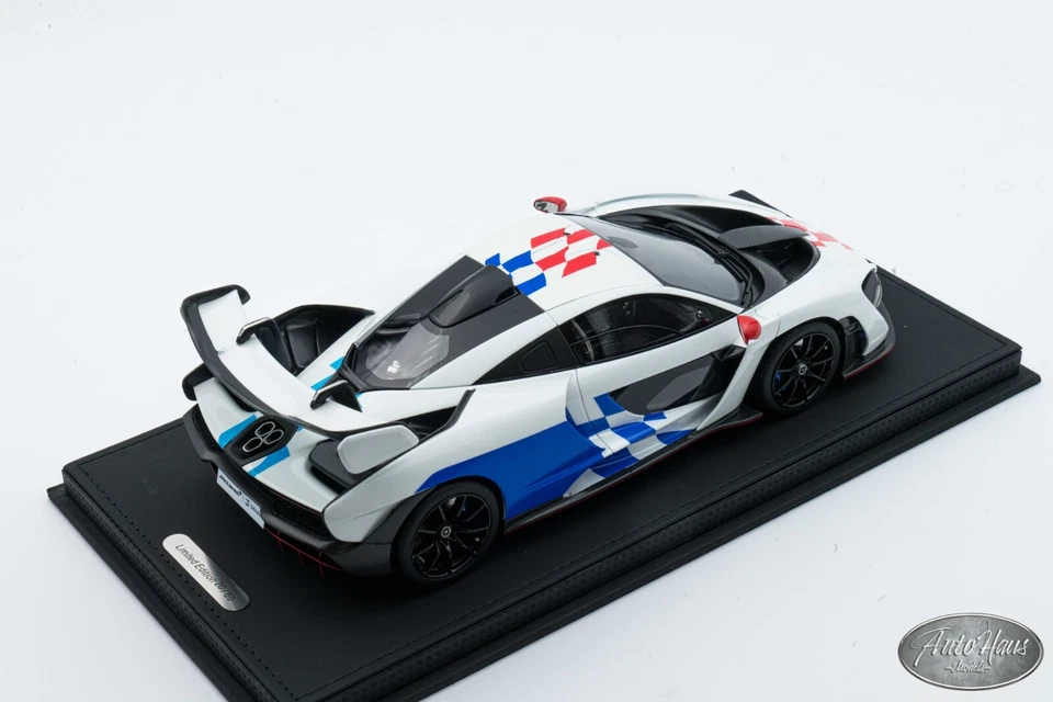 1/18 BBR 2019 McLaren Senna Metallic White 🤝ALSO OPEN FOR TRADES🤝 - Image 3 of 4
