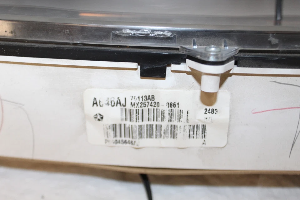 Cuadro de instrumentos velocímetro panel de instrumentos Dodge Dakota 2004 185.369 millas Foto 3 de 4