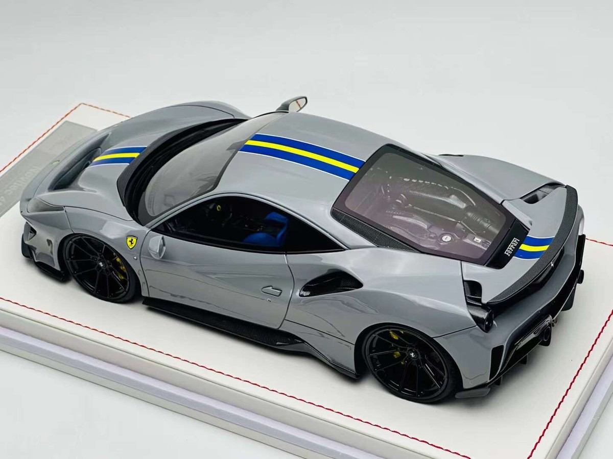 1/18 Ferrari 488 Pista Novitec GREY RUNNER LIMITED EDITION