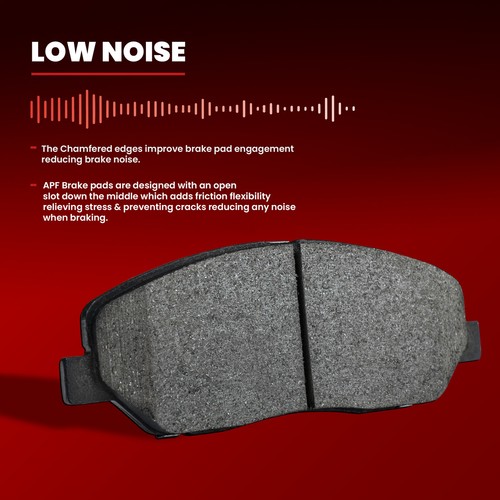 Front & Rear Ceramic Brake Pads for 2016-2019 Lexus RX350 RX350L RX450H RX450HL - Picture 5 of 8