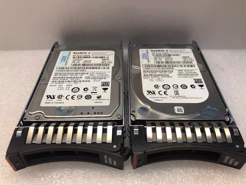 IBM 500GB 42D0752 42D0753 42D0756 SFF 7200 RPM 2.5'' SATA Hard Drive NEW HDD - Image 2 of 3