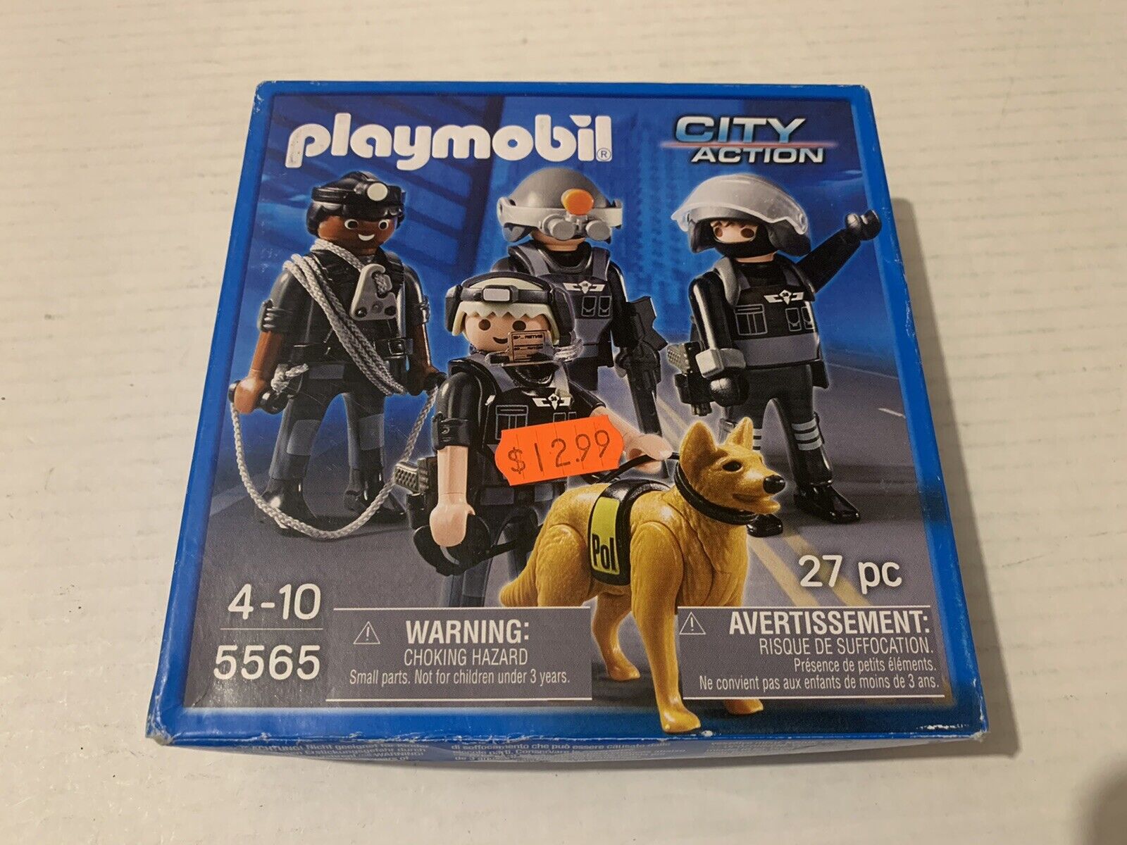 Ritmisch betalen per ongeluk Very Rare NEW Playmobil City Action # 5565 Police Cops Dog SWAT Armor  Patrol NIB | eBay