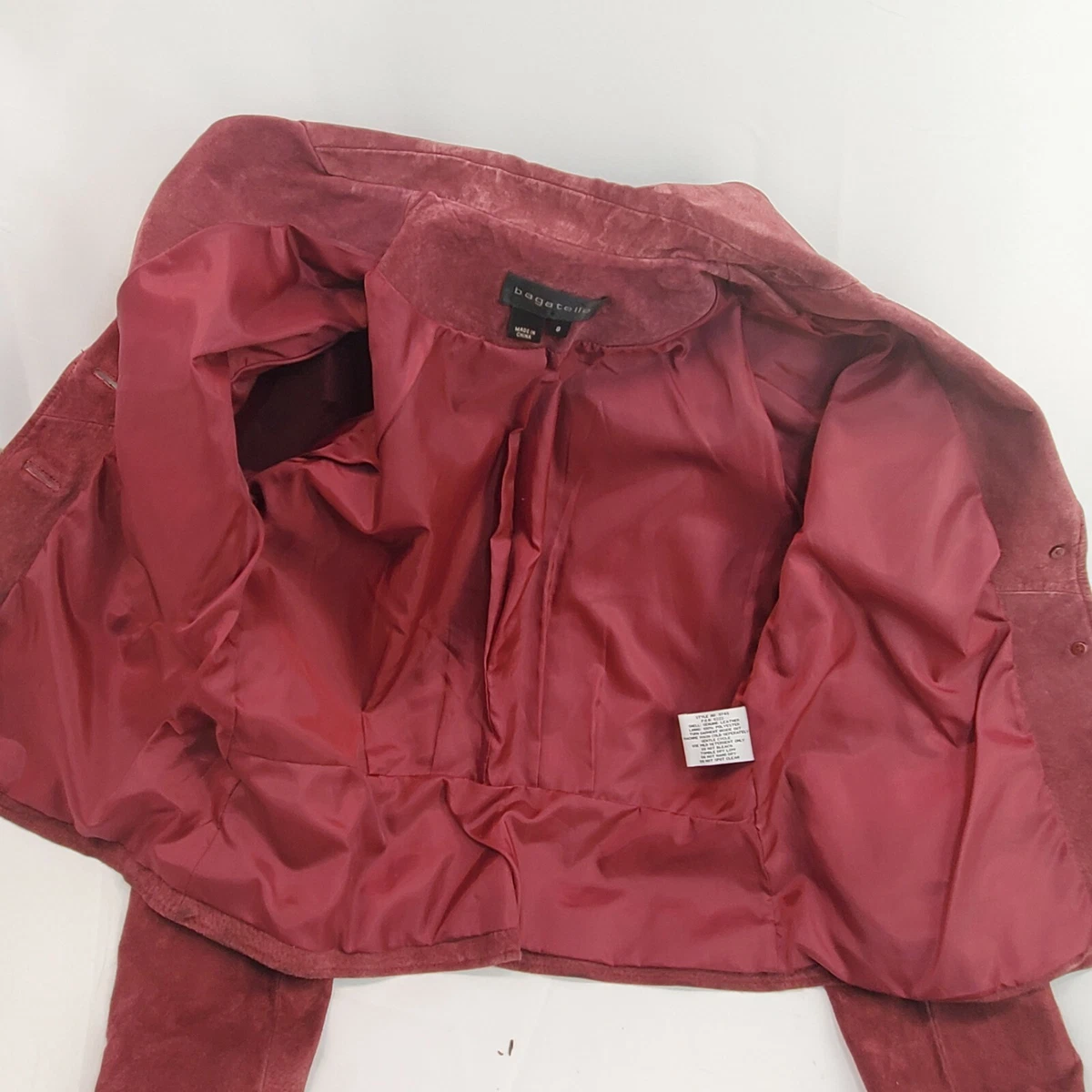 Bagatelle leather deals coat