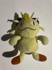 Pokemon Plush 6" Meowth Hasbro doll Bean Bag