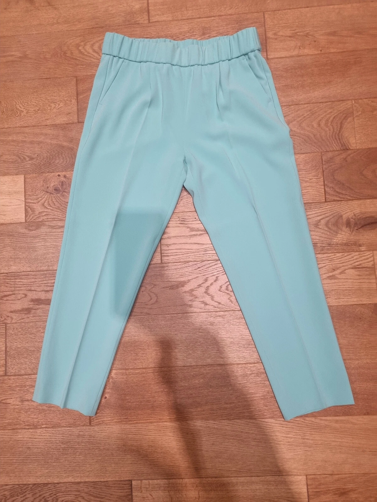Boutique Moschino pantaloni eleganti donna verde chiaro taglia uk 12