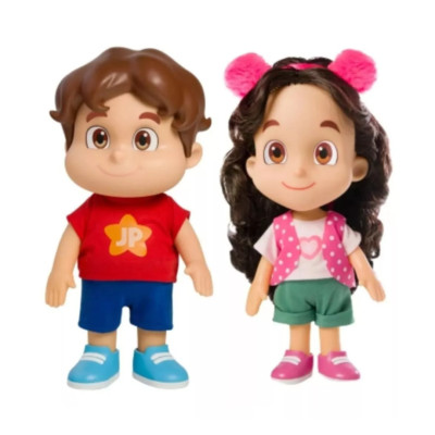Set Youtubers Maria Clara & João Pedro Jp Puppe 25 cm Kinder Spielzeug Spaß B...