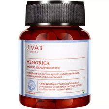 Jiva Ayurveda MEMORICA Tablets 60tab , Natural Memory Booster