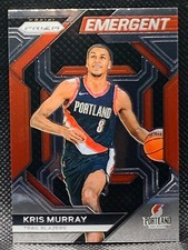 2023-24 Panini Prizm Kris Murray RC #11 Emergent Portland Trail Blazers