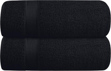 Belizzi Home Cotton 2 Pack Oversized Bath Towel Set 28X55 Inches, Large Bath Tow