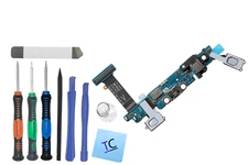 New USB Charging Port Flex Cable for Samsung Galaxy S6 G920V with Pro Kit