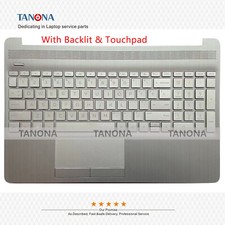 New L52022-001 For HP 15-DW 15S-DU 15S-DY Palmrest Keyboard w/ Backlit Touch Pad