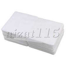 500pcs White OPP Plastic Double-sided CD DVD Sleeves with Clear Window and Flap