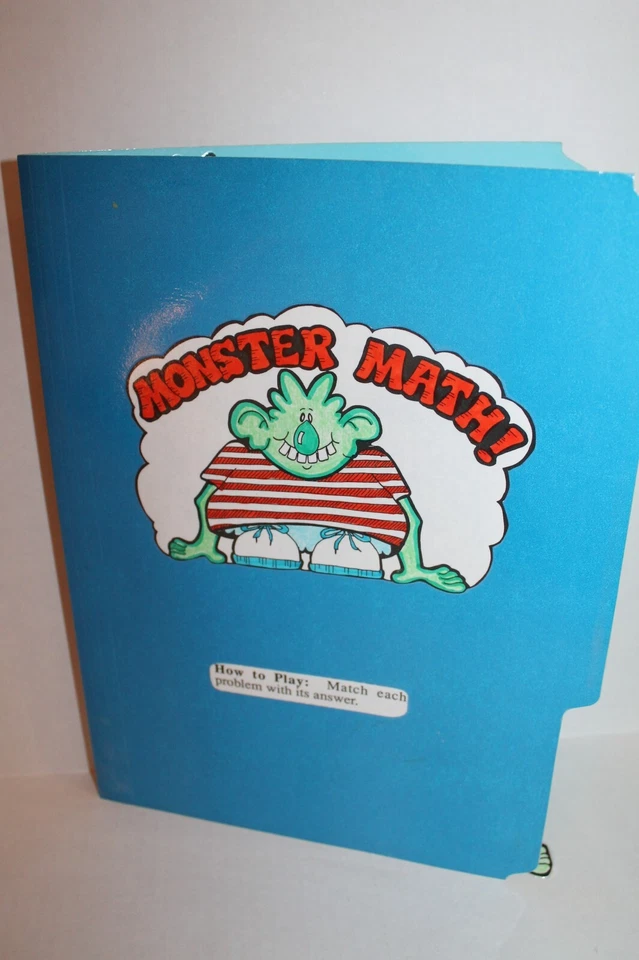 Monster Math adición de 3 dígitos con carpeta sin reagrupamiento juego grados 1-3 Foto 2 de 2