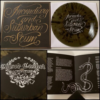INCENDIARY / SUBURBAN SCUM 7” Vinyl 200-Expire Backtrack