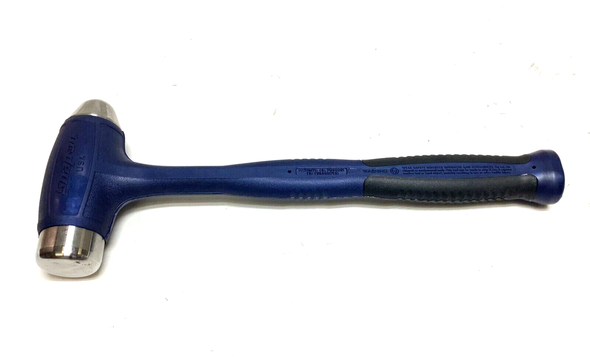 New Snap-on™ Ball Peen Dead Blow Hammer 56oz Power Blue HBBD56