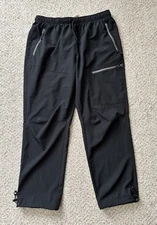 Baleaf Pants Mens Size XL (36x27) Black Training Running Pants Relaxed Light
