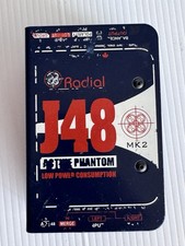 Radial Engineering J48 48V Phantom Powered Active Direct Box Single-Channel