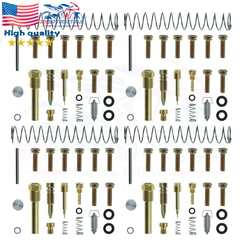 4PCS For Kawasaki Concours ZG1000 1989-2006 Carb Repair Kit Diaphragm float Foto 4 de 4