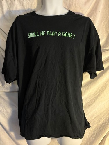 Shall We Play A Game? War Games Movie Gaming War T-Shirt XL