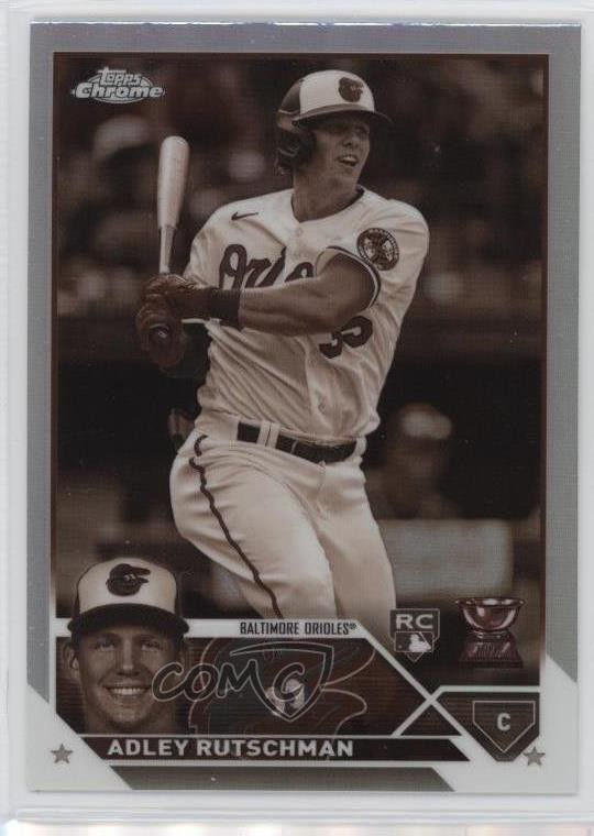 2023 Topps Chrome Sepia Refractor Adley Rutschman #1 10yf
