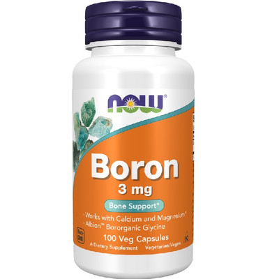 Now Foods Boron 3mg 100 VCaps