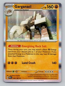 Garganacl 104/182 Paradox Rift Holo Rare