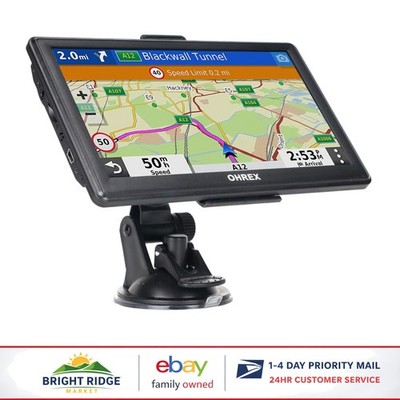 Large Touchscreen GPS for Truck Drivers with Free Lifetime Map Updates Included