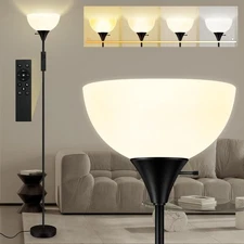 Floor Lamps for Living Room, 71'' Torchiere Floor Lamps with Remote, 2700K-65...