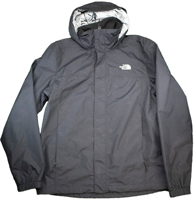 #ad The North Face Mens Windbreaker Jacket Black Newspaper Hood Size Medium $34.99