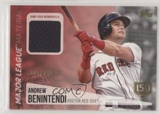 2019 Topps Major League Material Relics 150th Anniversary Andrew Benintendi 5x3