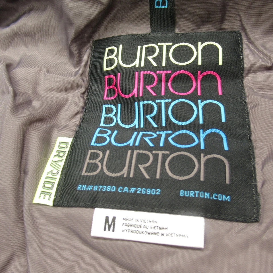 Burton Jacket Womens Medium Pink Dryride Hooded Waterproof Snowboard WB Method - Image 4 of 4