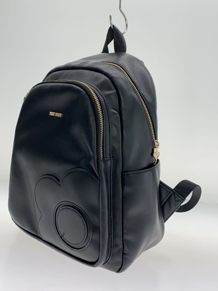 MARY QUANT Backpack Leather Black Solid Color - image 2