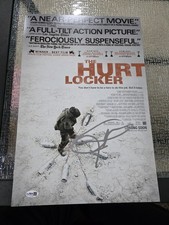 JEREMY RENNER SIGNED 'THE HURT LOCKER' 12x18 MOVIE POSTER JSA COA AUTOGRAPH