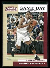 2019 Panini Contenders Draft Picks #5 Mfiondu Kabengele Game Day Ticket