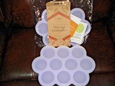 NEW 2 Pk Silicone SWISH BABY, Baby Food, Dog Treat Molds, Storage Containers