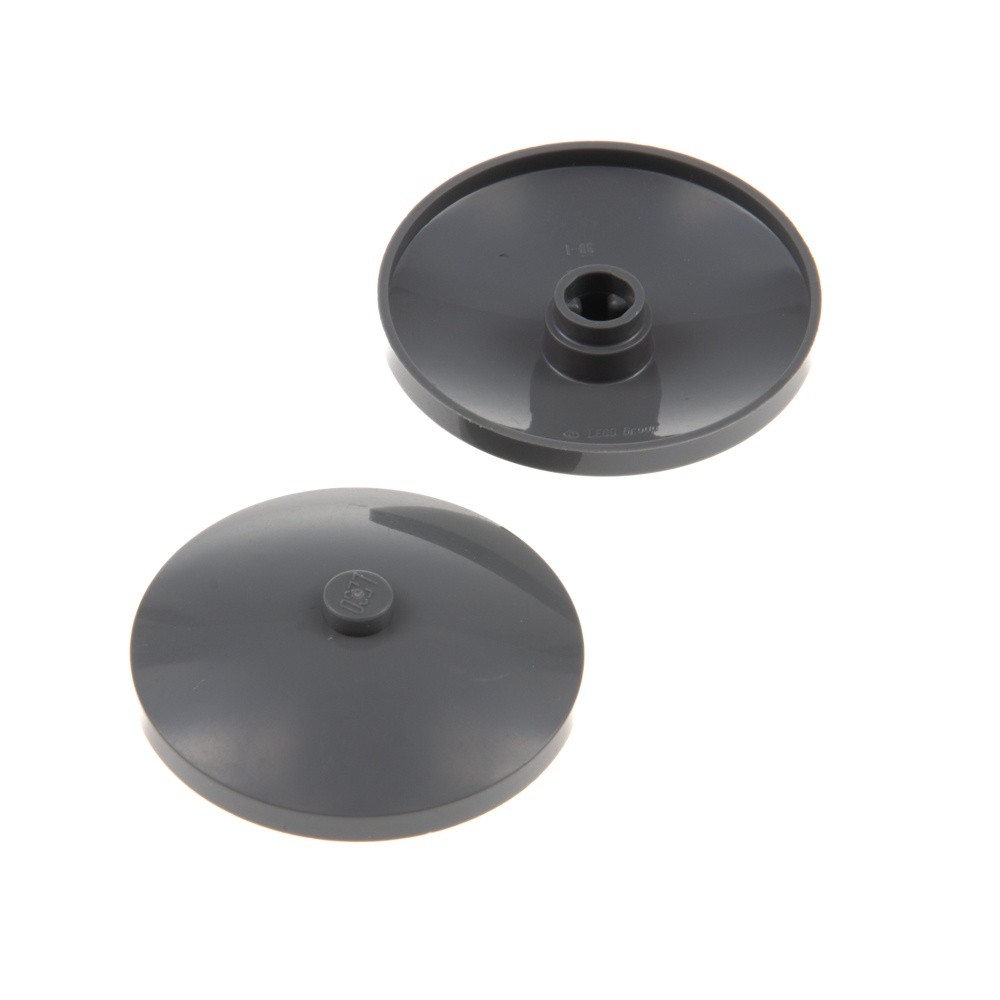 2x Lego Satellite Radar Dish 4x4 New Dark Gray Screen Star Wars 30065 3960