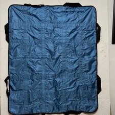 Positioning Bed Pad with Handles B;ue 48  X 40  