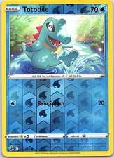Totodile Reverse Holo Common SWSH08: Fusion Strike 055/264 LP