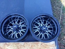 Two JEGS Vision 15x10 Wheels Rims 5x5 Bolt Pattern Free Shipping 