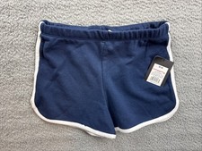 Art Class Girls Youth Medium 8 Blue French Terry Dolphin Shorts