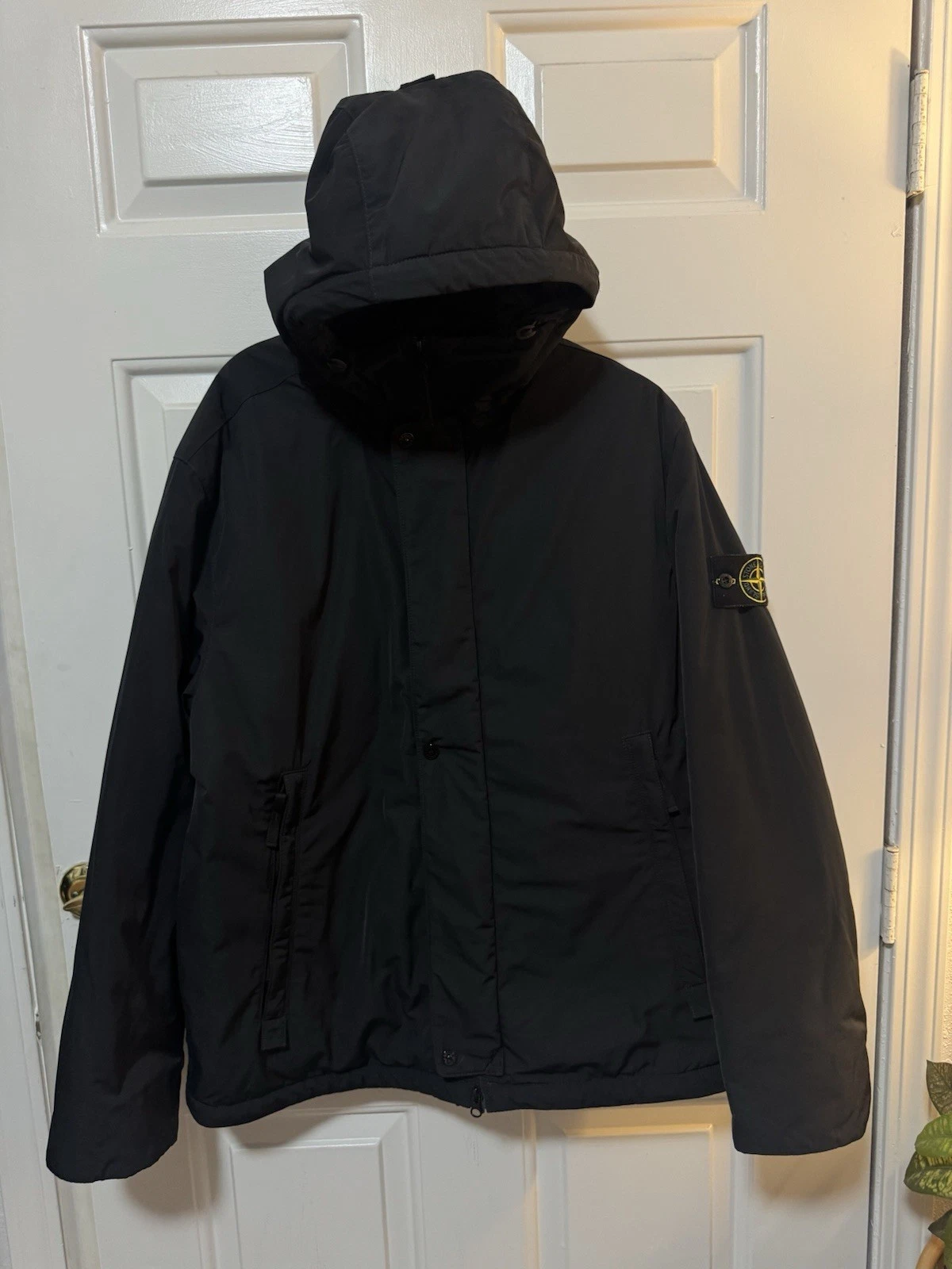 Stone Island Black 43426 Micro Twill Jacket Black Size XL Authentic LN $1065 - product detail image 3