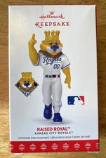 Hallmark Keepsake RAISED ROYAL Kansas City Royals SLUGGERRR Christmas Ornament