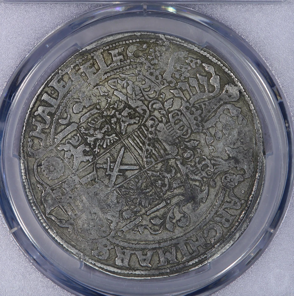 1558 HB Saxony Thaler PCGS XF40 Dav-9795 - Image 4 of 4